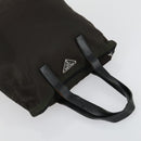 PRADA Tote Bag Nylon 2 Set Khaki Beige Auth 151727-13