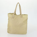 PRADA Tote Bag Nylon 2 Set Khaki Beige Auth 151727-3