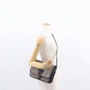 CELINE C Sulky Shoulder Bag Canvas Navy Gold Auth 151728-24