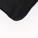 PRADA Shoulder Bag Nylon Black Silver Auth 151729-12