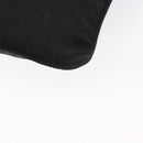 PRADA Shoulder Bag Nylon Black Silver Auth 151729-13