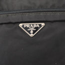 PRADA Shoulder Bag Nylon Black Silver Auth 151729-14