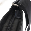 PRADA Shoulder Bag Nylon Black Silver Auth 151729-9