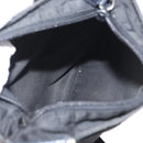 PRADA Shoulder Bag Nylon Black Silver Auth 151729-18