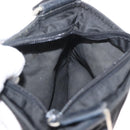 PRADA Shoulder Bag Nylon Black Silver Auth 151729-20