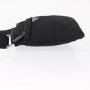 PRADA Shoulder Bag Nylon Black Silver Auth 151729-5