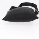 PRADA Shoulder Bag Nylon Black Silver Auth 151729-9