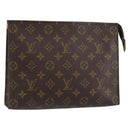 LOUIS VUITTON Monogram Poche Toilette 26 Pouch M47542 LV Auth 151730-1