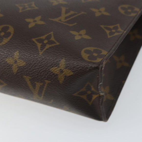 LOUIS VUITTON Monogram Poche Toilette 26 Pouch M47542 LV Auth 151730