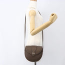 Christian Dior Shoulder Bag Leather Brown Gold Auth 151731-21