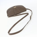 Christian Dior Shoulder Bag Leather Brown Gold Auth 151731-7