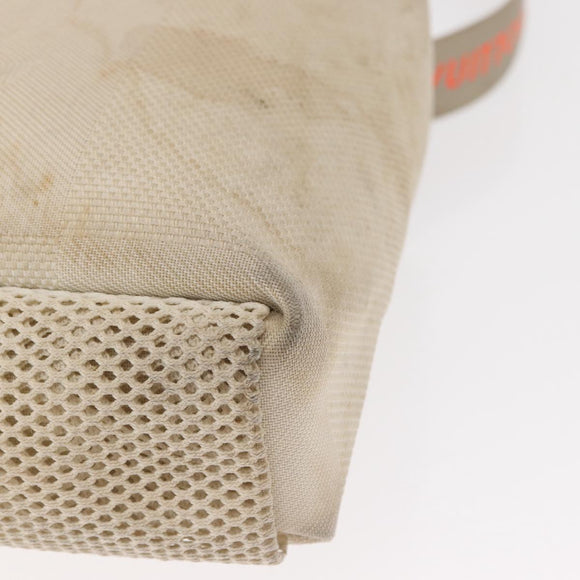 LOUIS VUITTON Damier Geant LV Cup Weatherly Bag White M80637 LV Auth 151732