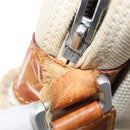 LOUIS VUITTON Damier Geant LV Cup Weatherly Bag White M80637 LV Auth 151732-10