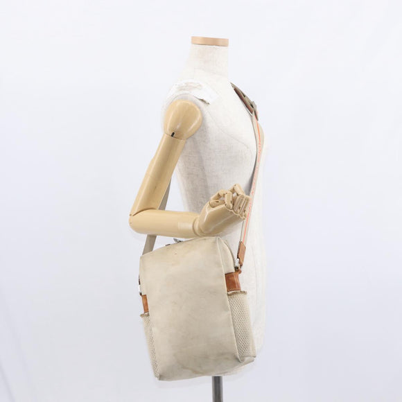 LOUIS VUITTON Damier Geant LV Cup Weatherly Bag White M80637 LV Auth 151732