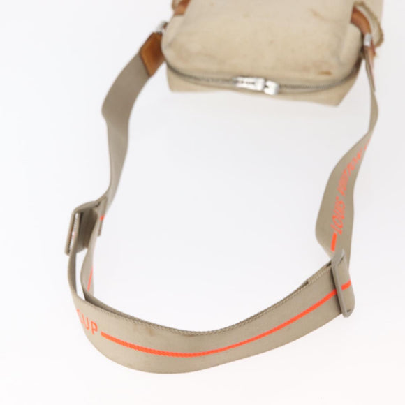 LOUIS VUITTON Damier Geant LV Cup Weatherly Bag White M80637 LV Auth 151732