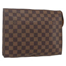 LOUIS VUITTON Damier Ebene Poche Toilette 26 Pouch N47543 LV Auth 151733-1