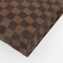 LOUIS VUITTON Damier Ebene Poche Toilette 26 Pouch N47543 LV Auth 151733-15