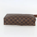 LOUIS VUITTON Damier Ebene Poche Toilette 26 Pouch N47543 LV Auth 151733-6