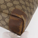 GUCCI GG Supreme Tote Bag PVC Beige Gold 002 123 0035 Auth 151735-11