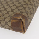 GUCCI GG Supreme Tote Bag PVC Beige Gold 002 123 0035 Auth 151735-15