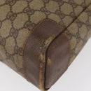 GUCCI GG Supreme Tote Bag PVC Beige Gold 002 123 0035 Auth 151735-12