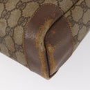 GUCCI GG Supreme Tote Bag PVC Beige Gold 002 123 0035 Auth 151735-14