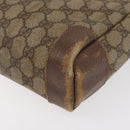 GUCCI GG Supreme Tote Bag PVC Beige Gold 002 123 0035 Auth 151735-9