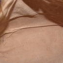 GUCCI GG Supreme Tote Bag PVC Beige Gold 002 123 0035 Auth 151735-17