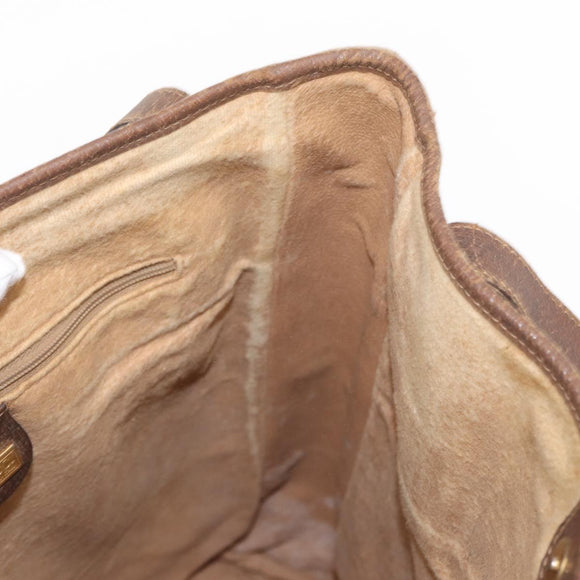 GUCCI GG Supreme Tote Bag PVC Beige Gold 002 123 0035 Auth 151735