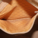 GUCCI GG Supreme Tote Bag PVC Beige Gold 002 123 0035 Auth 151735-11