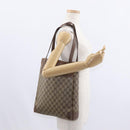 GUCCI GG Supreme Tote Bag PVC Beige Gold 002 123 0035 Auth 151735-24