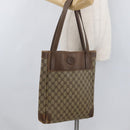 GUCCI GG Supreme Tote Bag PVC Beige Gold 002 123 0035 Auth 151735-24