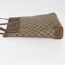 GUCCI GG Supreme Tote Bag PVC Beige Gold 002 123 0035 Auth 151735-4