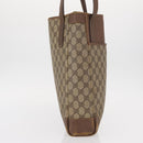 GUCCI GG Supreme Tote Bag PVC Beige Gold 002 123 0035 Auth 151735-6