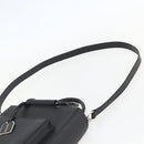 GUCCI Hand Bag Leather 2way Black Silver 002 1118 0463 Auth 151738-15