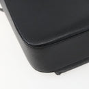 GUCCI Hand Bag Leather 2way Black Silver 002 1118 0463 Auth 151738-19