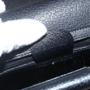 GUCCI Hand Bag Leather 2way Black Silver 002 1118 0463 Auth 151738-12