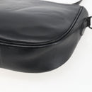 SAINT LAURENT Shoulder Bag Leather Black Auth 151739-12