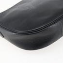 SAINT LAURENT Shoulder Bag Leather Black Auth 151739-13