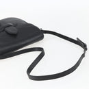 SAINT LAURENT Shoulder Bag Leather Black Auth 151739-7