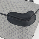 GUCCI Micro GG Supreme Hand Bag PVC 2way Navy Gold 002 122 0033 Auth 151742-12