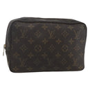 LOUIS VUITTON Monogram Trousse Toilette 23 Clutch Bag M47524 LV Auth 151744-1
