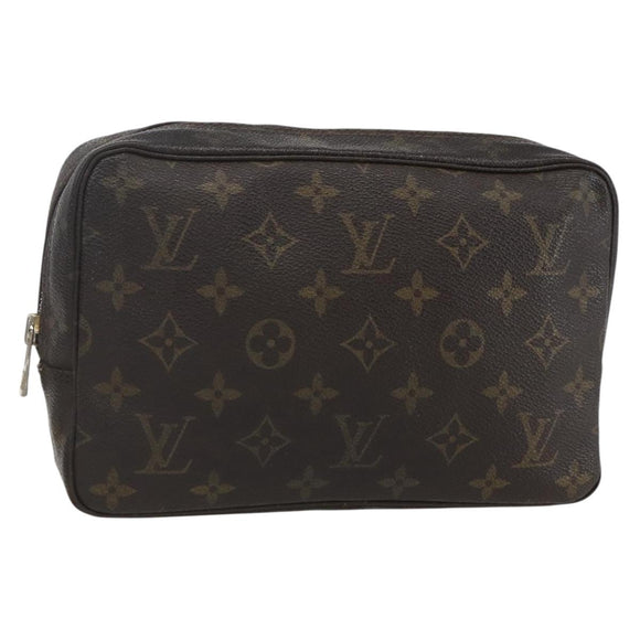 LOUIS VUITTON Monogram Trousse Toilette 23 Clutch Bag M47524 LV Auth 151744