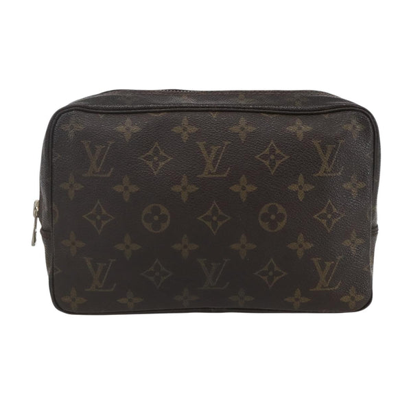 LOUIS VUITTON Monogram Trousse Toilette 23 Clutch Bag M47524 LV Auth 151744