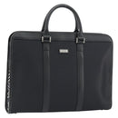 BURBERRY Black label Hand Bag Nylon Black Auth 151745-1