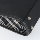 BURBERRY Black label Hand Bag Nylon Black Auth 151745-14