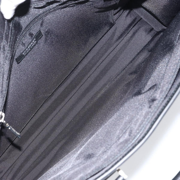 BURBERRY Black label Hand Bag Nylon Black Auth 151745