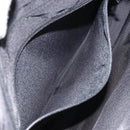 BURBERRY Black label Hand Bag Nylon Black Auth 151745-21