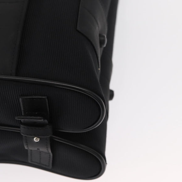 MONTBLANC Hand Bag Canvas Black Auth 151747