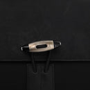 MONTBLANC Hand Bag Canvas Black Auth 151747-17
